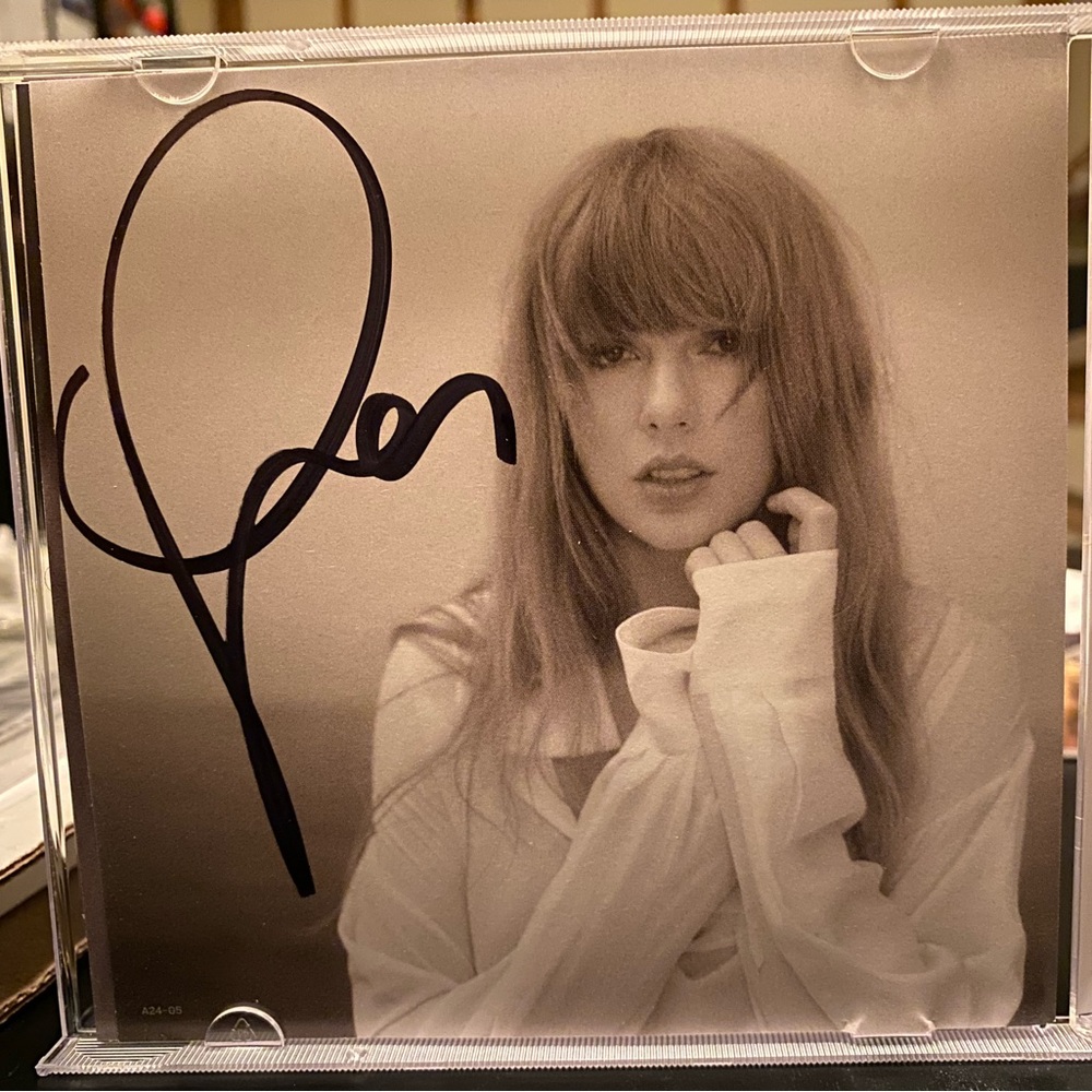 The Tortured Poets Department CD The Manuscript with Hand Signed Photo